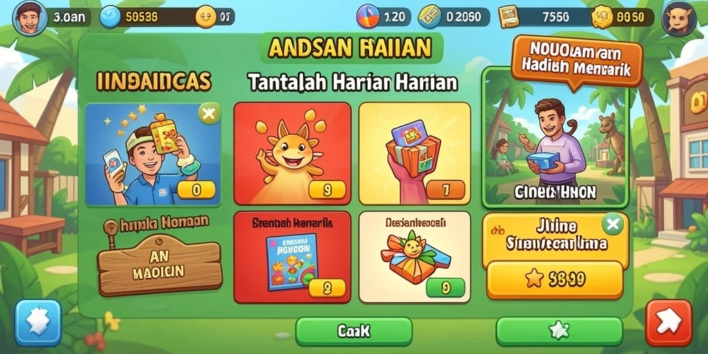 Tantangan seru di setiap level yang menegangkan.